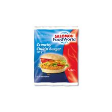 SALOMON Crunchy Chik'n burgeripihv 1,5kg(ca 10x135g)