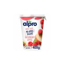 ALPRO Fermenteeritud sojatoode vaarika-õunamaitseline 400g